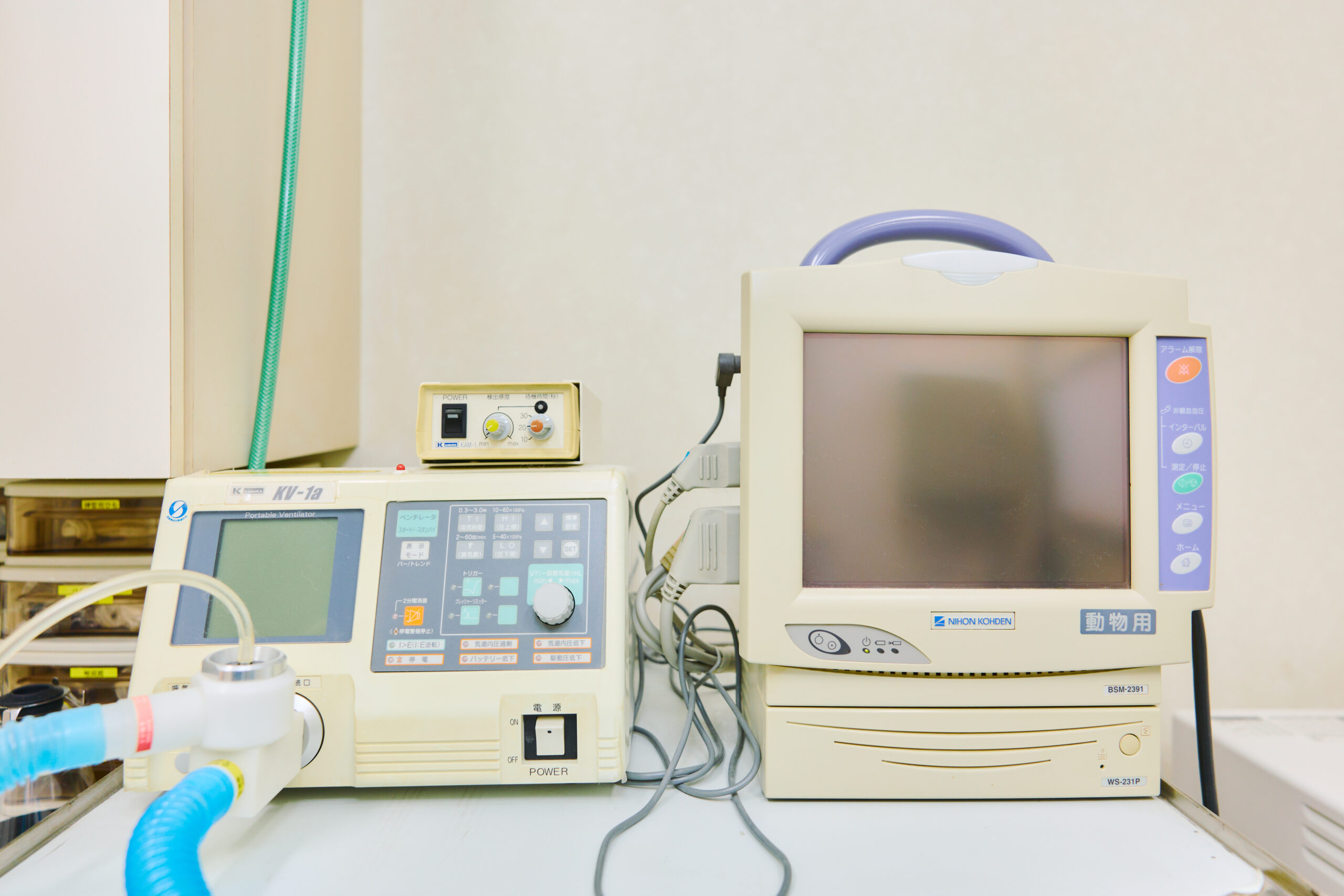 生体モニター・人工呼吸器